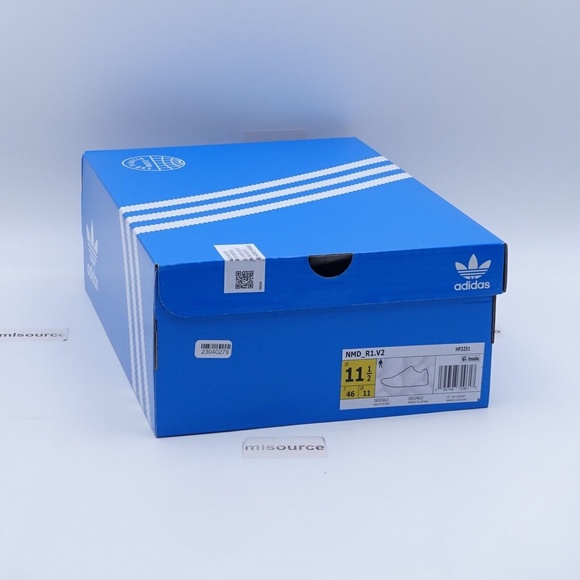 NEW adidas Originals NMD_R1 V2 Sneakers HP3251 Core Black/Gold - Picture 8 of 8